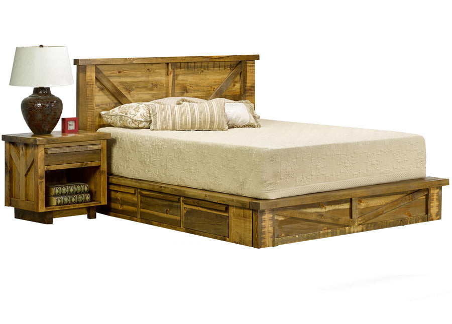 Beetlewood Platform Bed with Drawers