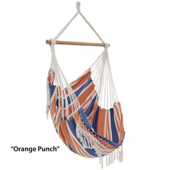 Brazilian Hanging Chair Orange Punch