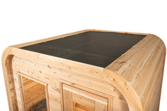 Top of White Cedar Luna Sauna