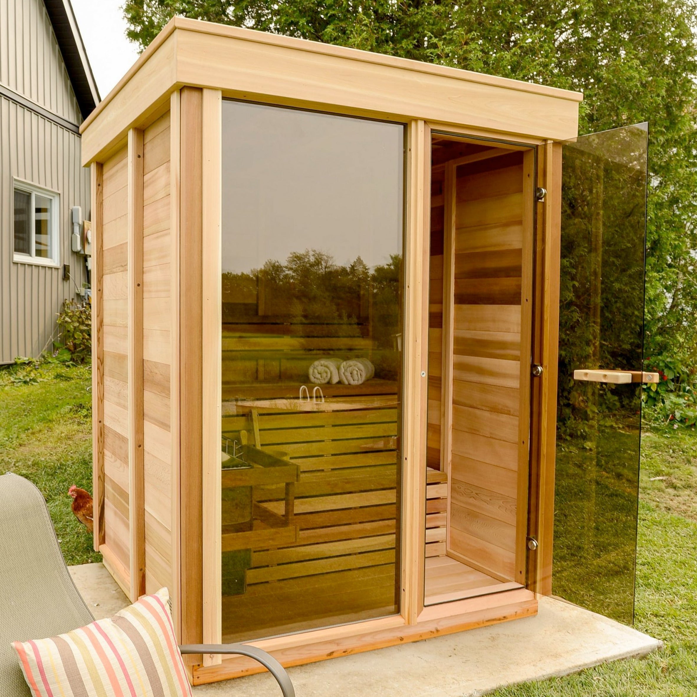 Modern Box Outdoor Sauna