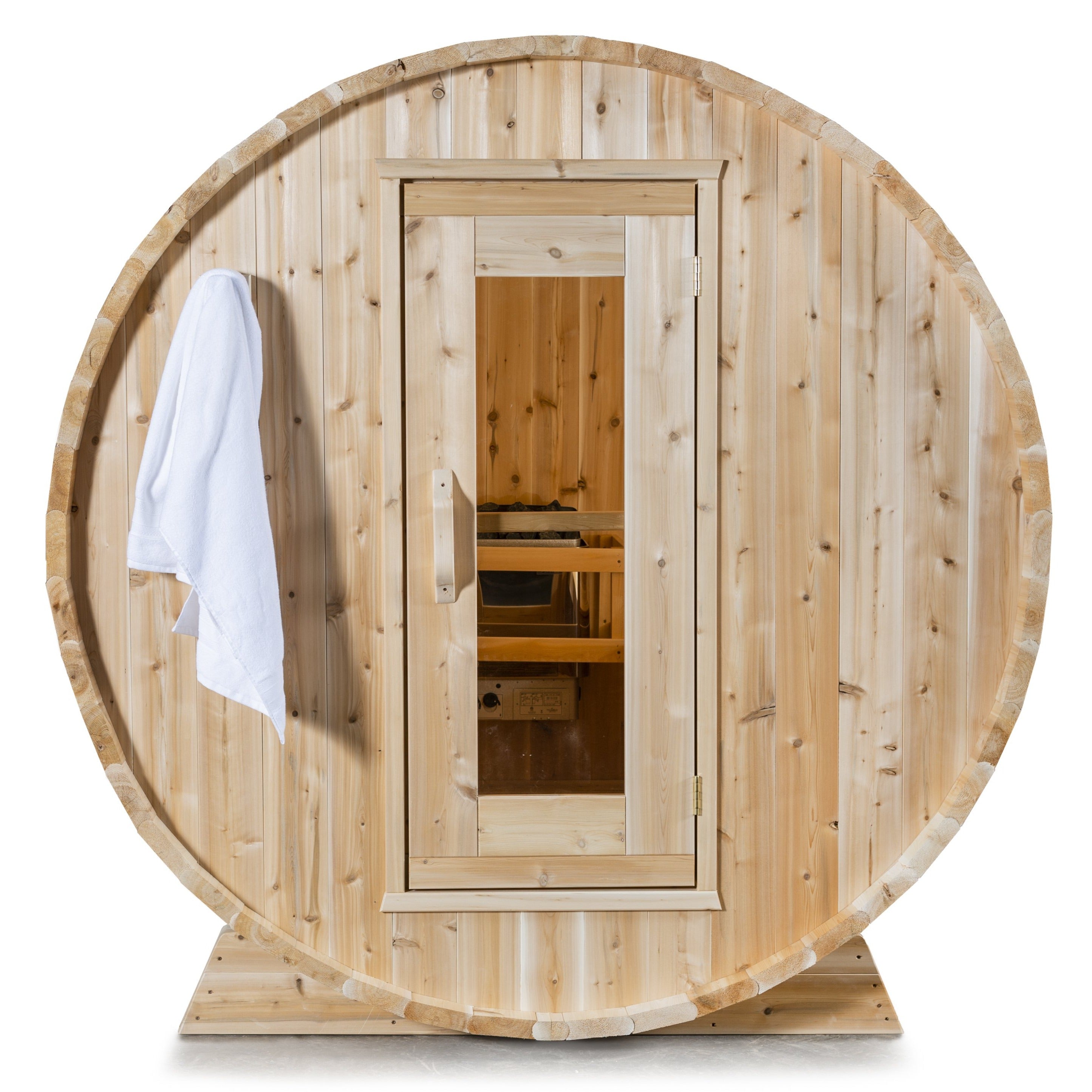 Harmony White Cedar Barrel Sauna