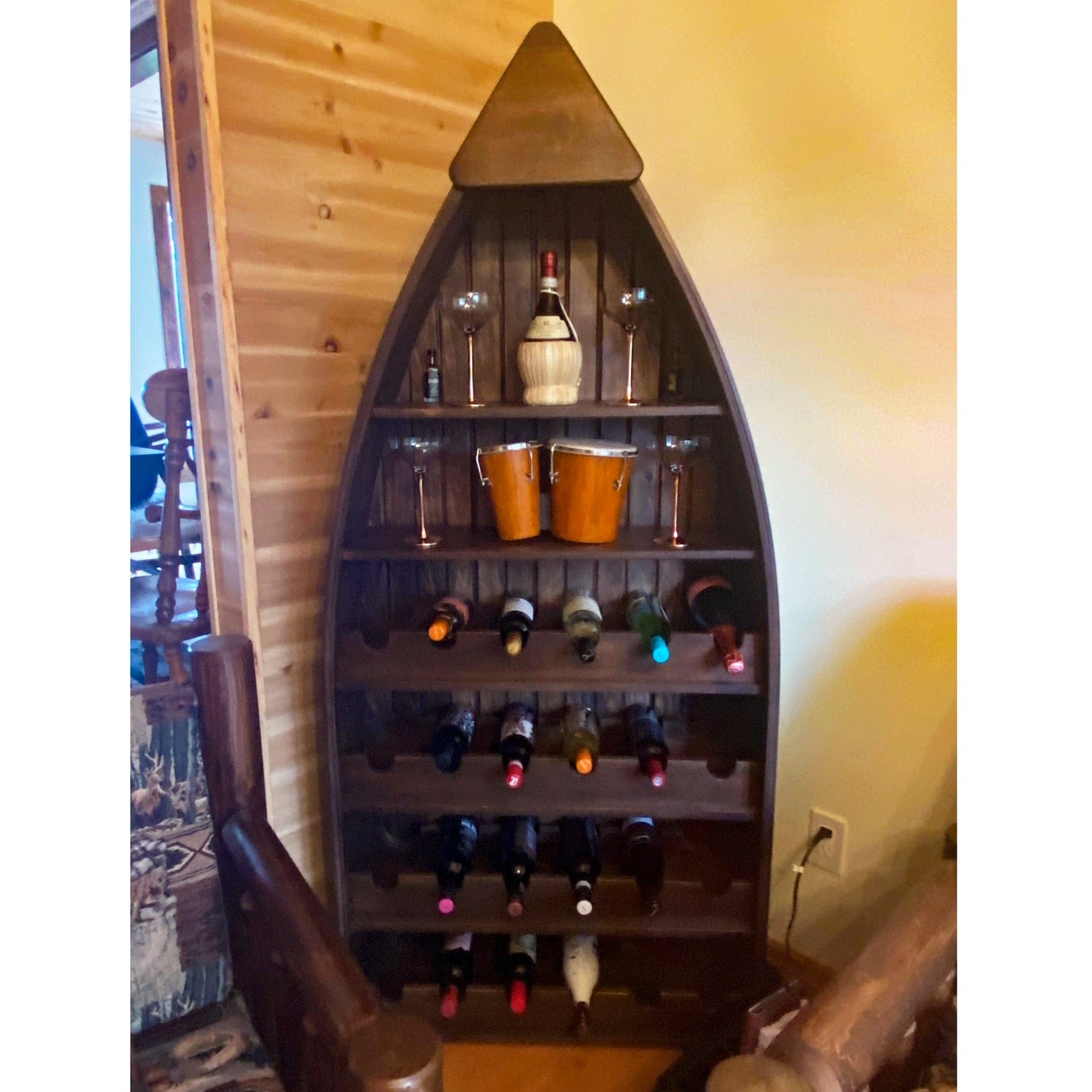 Boat Wine Shaped Wine Rack Custom Boat Shaped Wine Racks Stylish