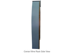 Canoe Wine Rack Side View