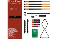 Baylor II Pool Table - Modern - 7Ft / 8Ft
