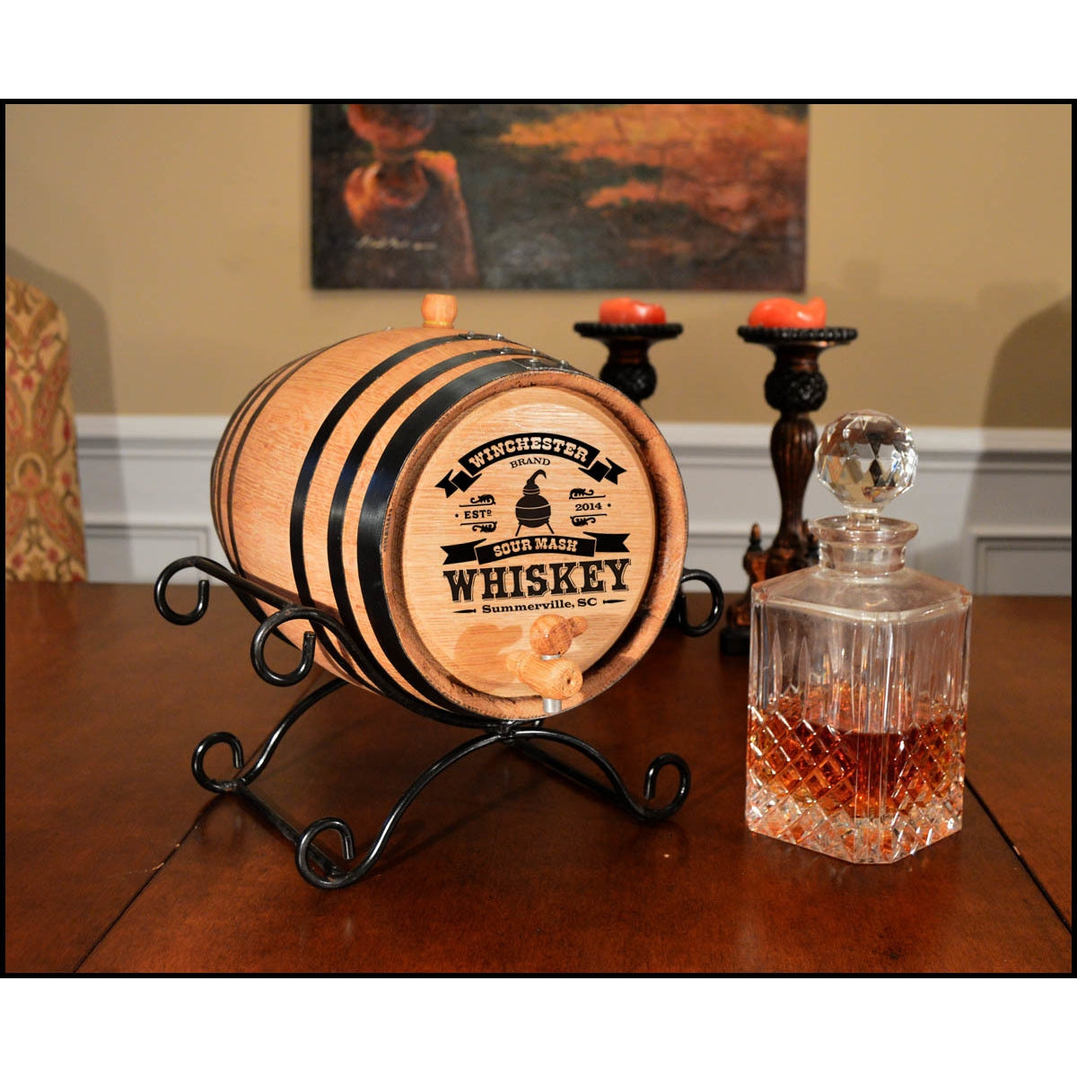 mini barrel whiskey