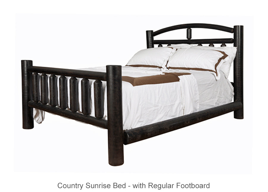 Country Sunrise Bed with curved headboard