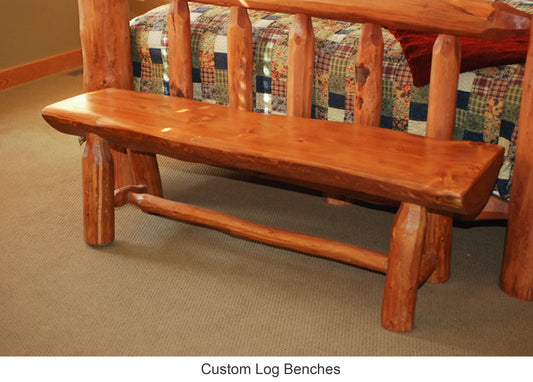 Custom Living Room Log Furniture