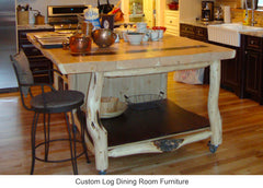 Custom Log Dining Room Furniture