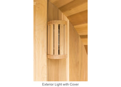 Exterior light with cover
