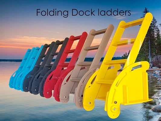 Folding Dock Ladders in a Range of Colours