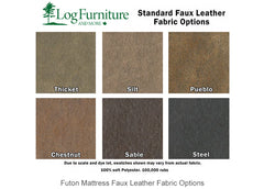 Double Log Pullout Sofa Sleeper standard fabric