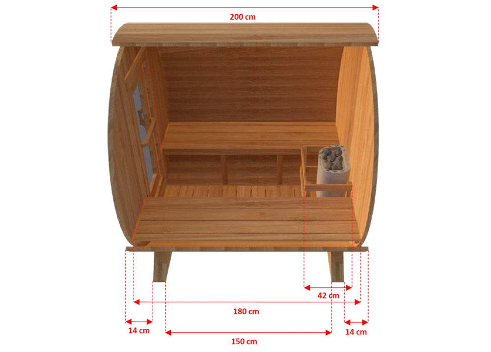 Harmony Sauna with Electric Heater