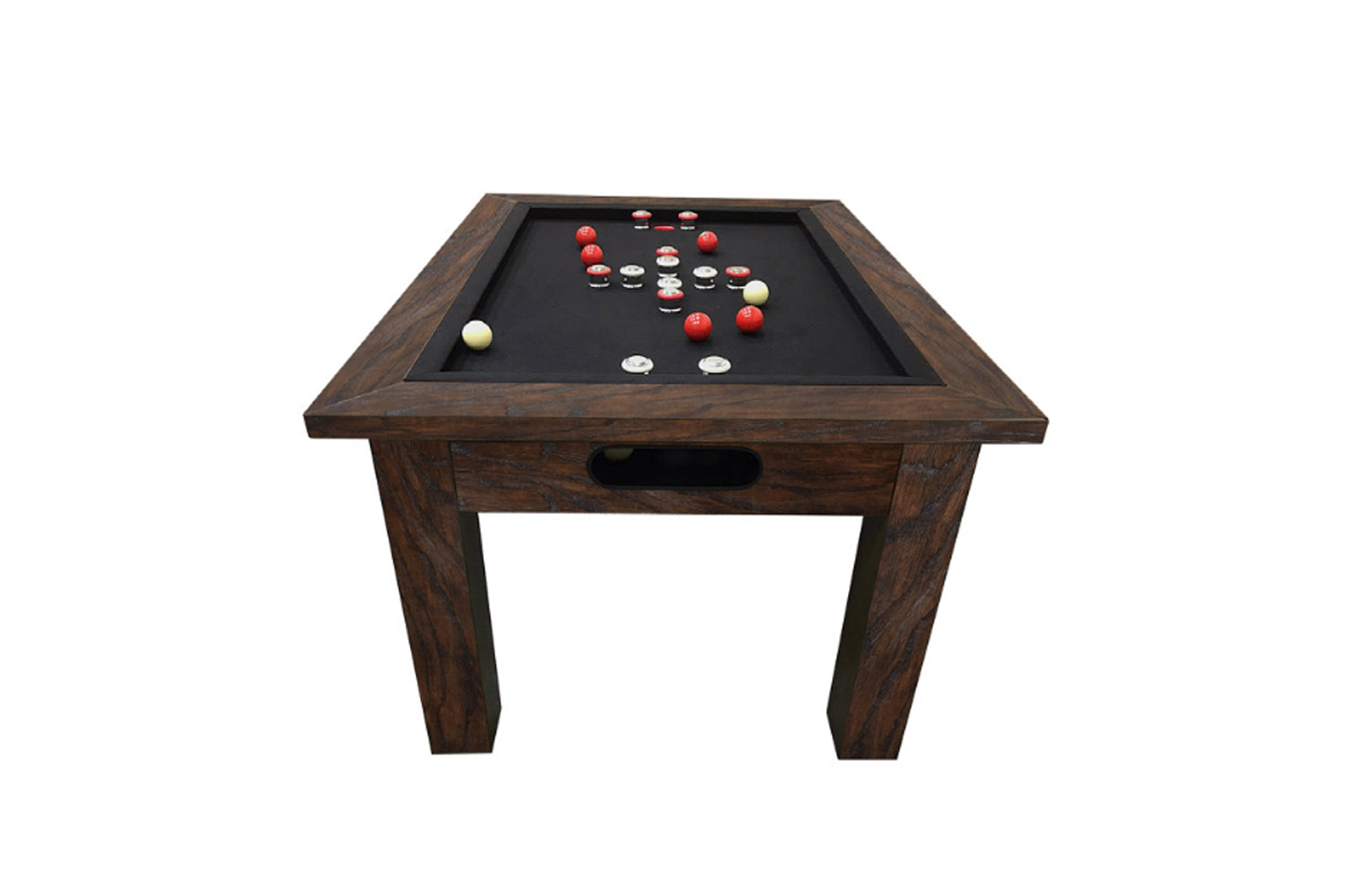 Baylor Bumper Pool Table End View