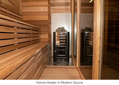 Knotty Cedar Pure Cube Outdoor Sauna with Shower