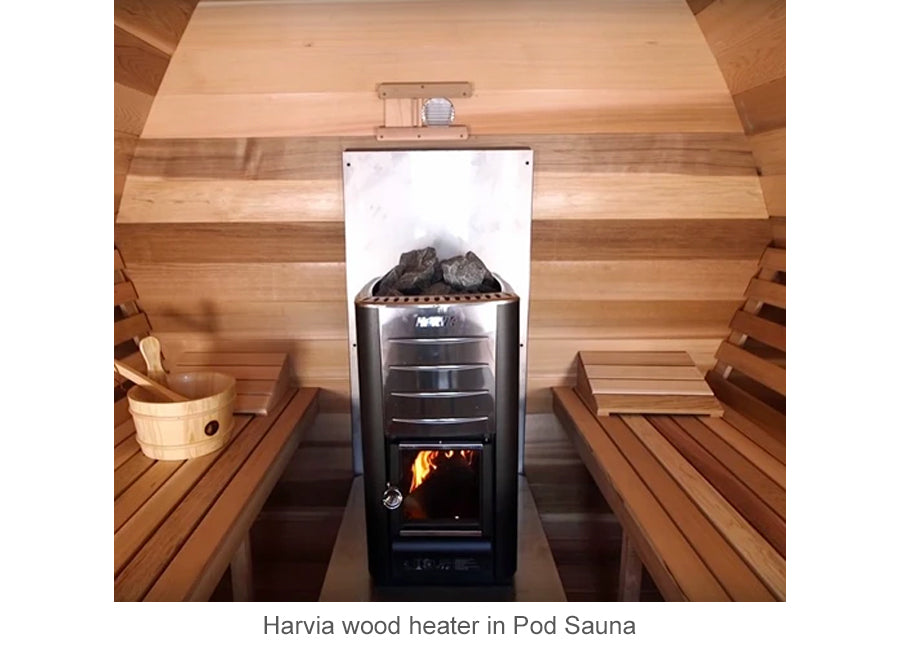 Harvia Wood Heater in sauna