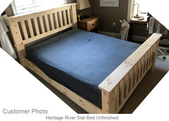 Heritage River Slat Bed Unfinished