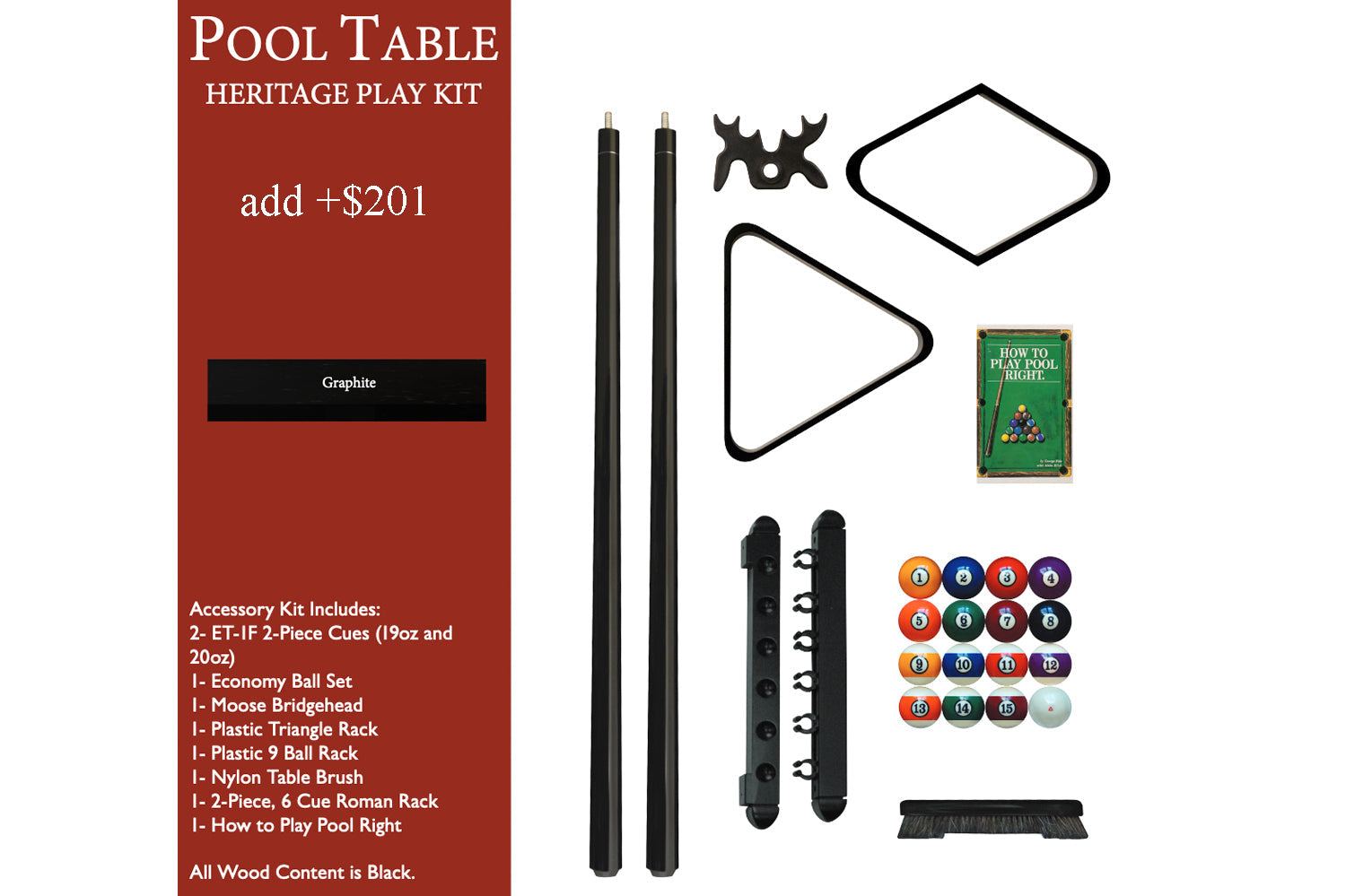 Heritage Pool Table Kit