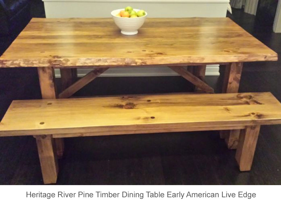 Heritage River Bench with table