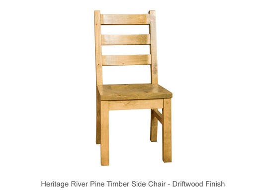 Heritage River Pine Timber Side Chair