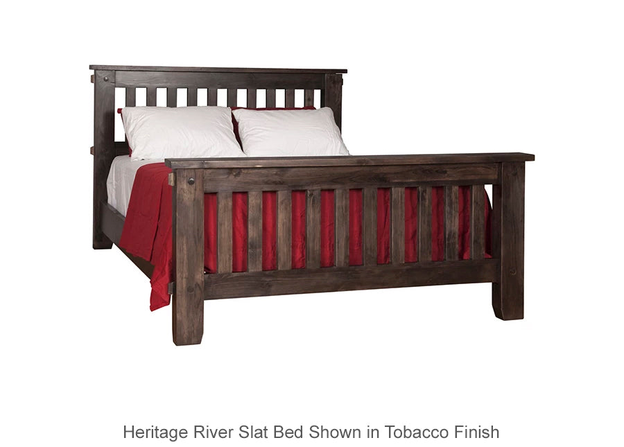 Heritage River Slat Bed for your chalet