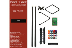Baylor II Pool Table - Rustic - 7Ft / 8Ft