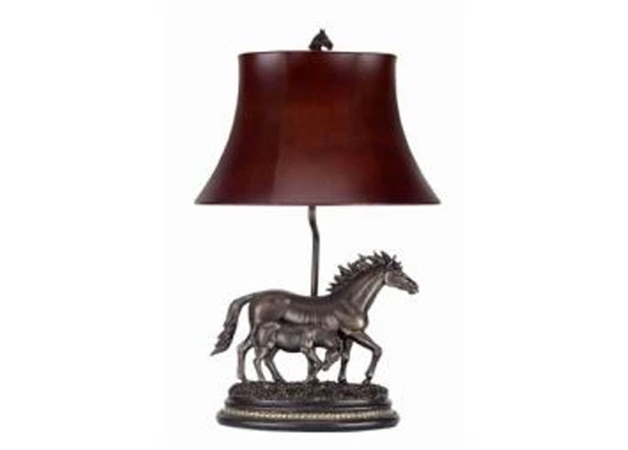 Horse - Mare and Sibling Table Lamp (Resin)