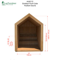 Hudson Sauna Inside Dimensions