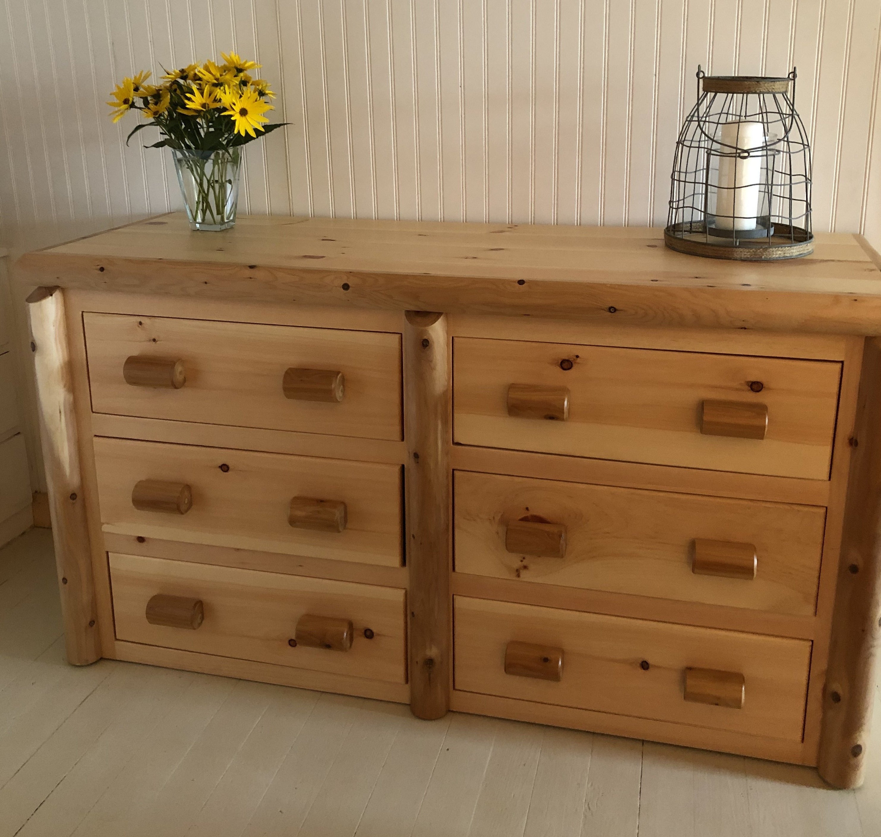 beautiful dresser with 6 drawers