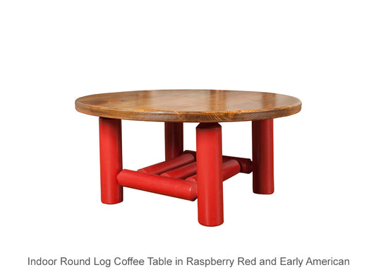 Log Round Coffee Table