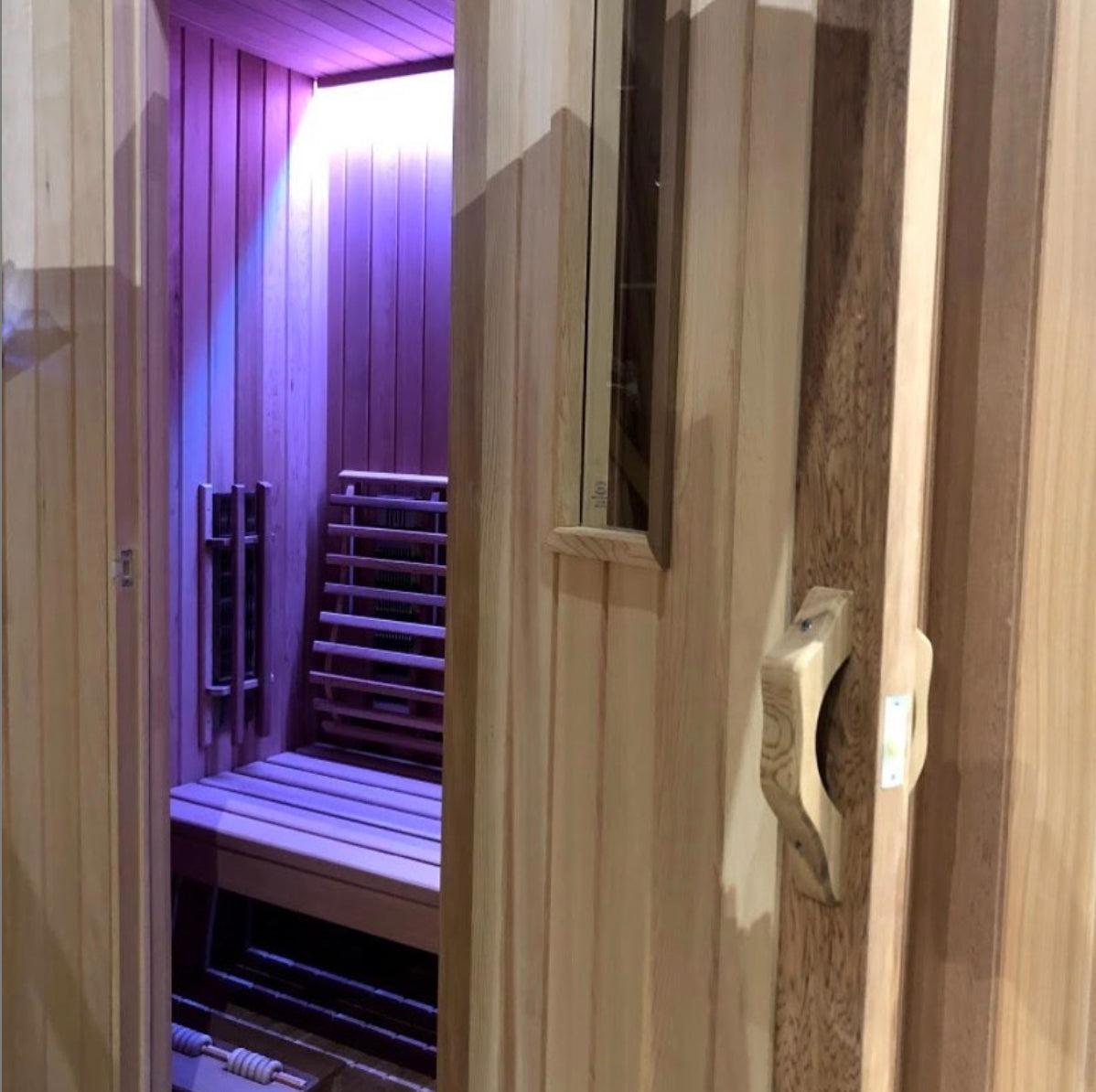 Infra-Core Premium Dual Cedar Front Sauna Door