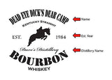 Kentucky Bourbon Personalized Oak Barrel