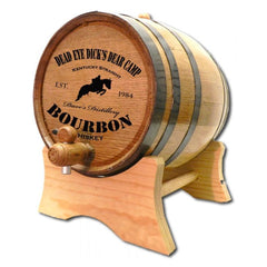 Kentucky Bourbon Personalized Oak Barrel