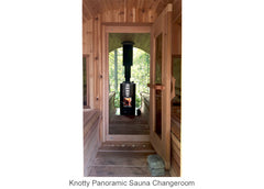 Panoramic View Barrel Sauna is great for cottages