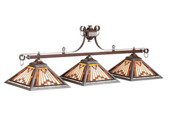Laredo 54" 3 Bulb Billiard Light