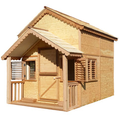 Jordan Cottage Playhouse with Loft and Front Porch (6' x 9')