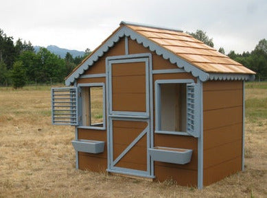 Jordan Cottage Playhouse Two-Tone Painted