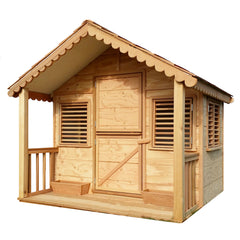 Jordan Cottage Playhouse with Front Porch (6' x 6')