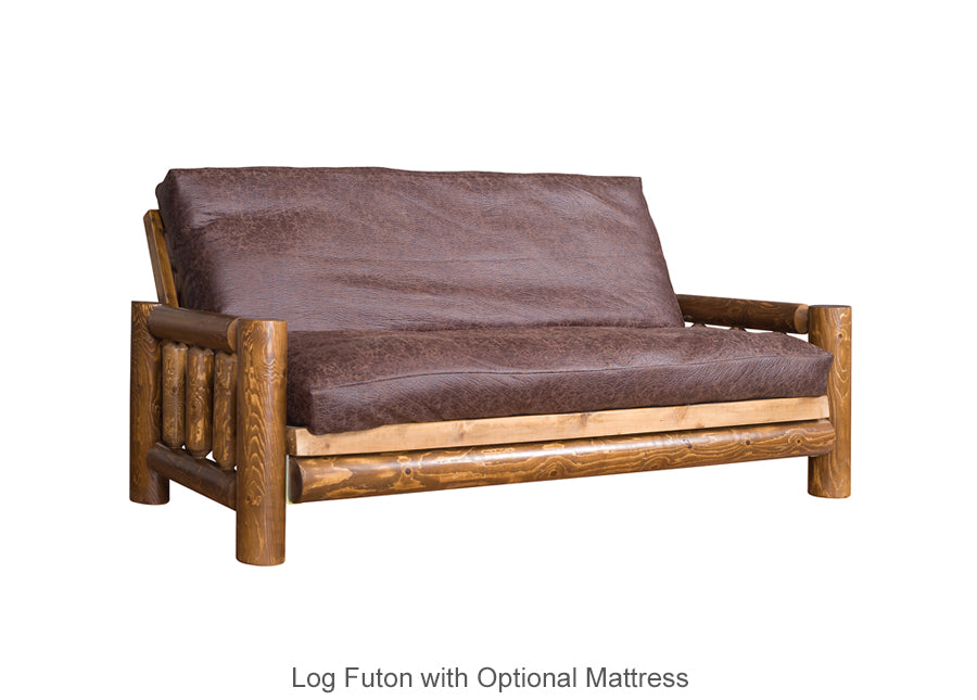 Log Futon with Optional Mattress