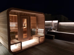 Luna Clear Red Cedar Sauna
