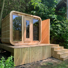Luna Clear Red Cedar Sauna