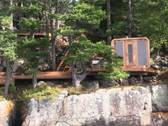 Luna Clear Red Cedar Sauna