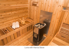 Luna with Harvia Stove
