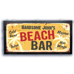 beach bar sign