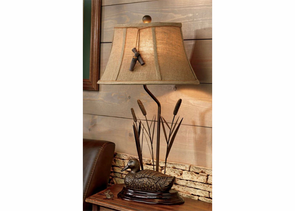 Mallard Table Lamp on a Table