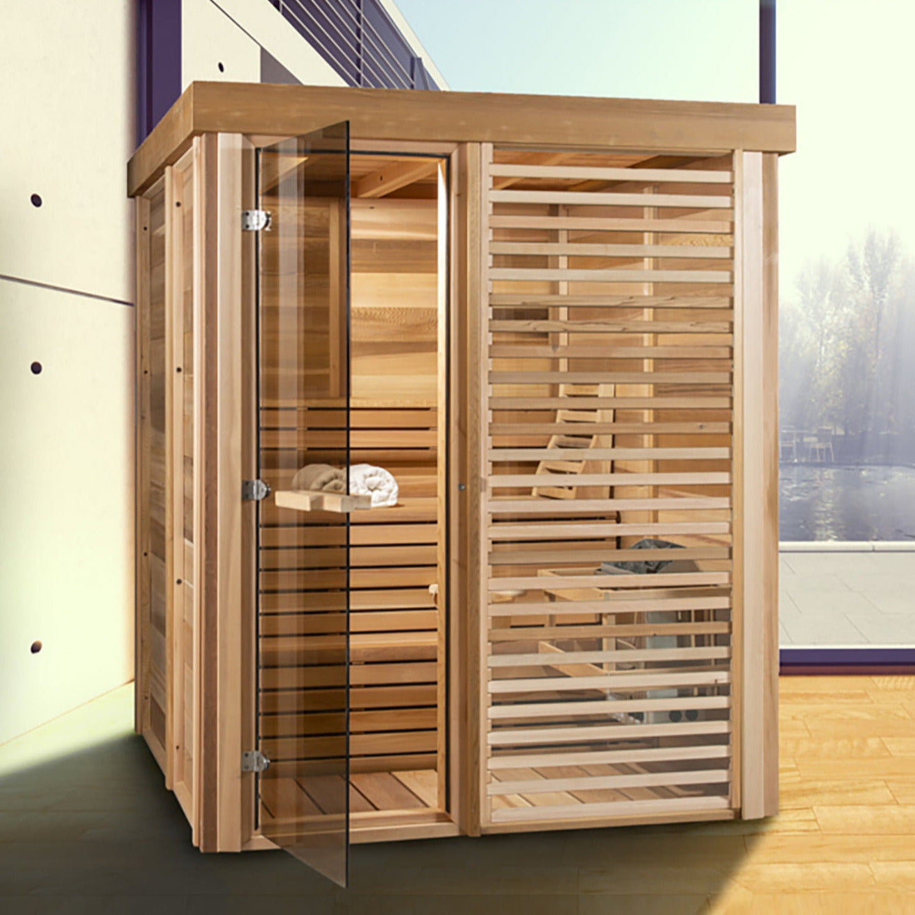 Modern Box INDOOR Sauna - Small