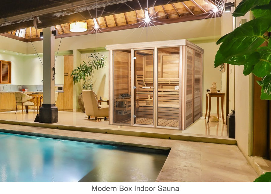 Modern Box Indoor Sauna