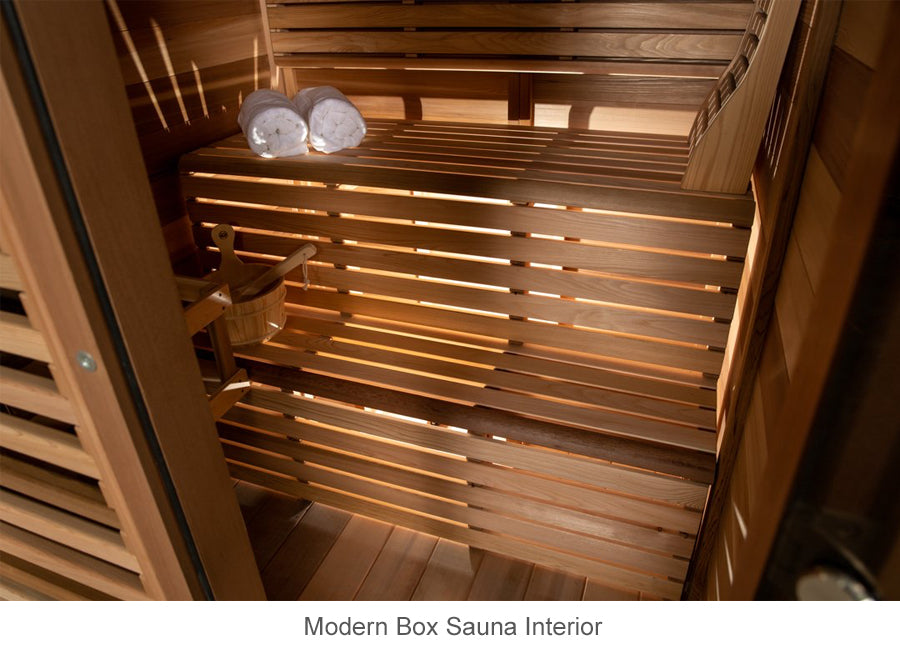 Modern Box Sauna Interior