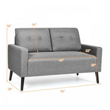 Modern Upholstered Sofa Couch Dimensions