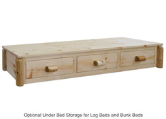 Optional Under Bed Storage for Log Beds
