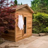 Outdoor Cedar Cabin Sauna - 5' x 7'